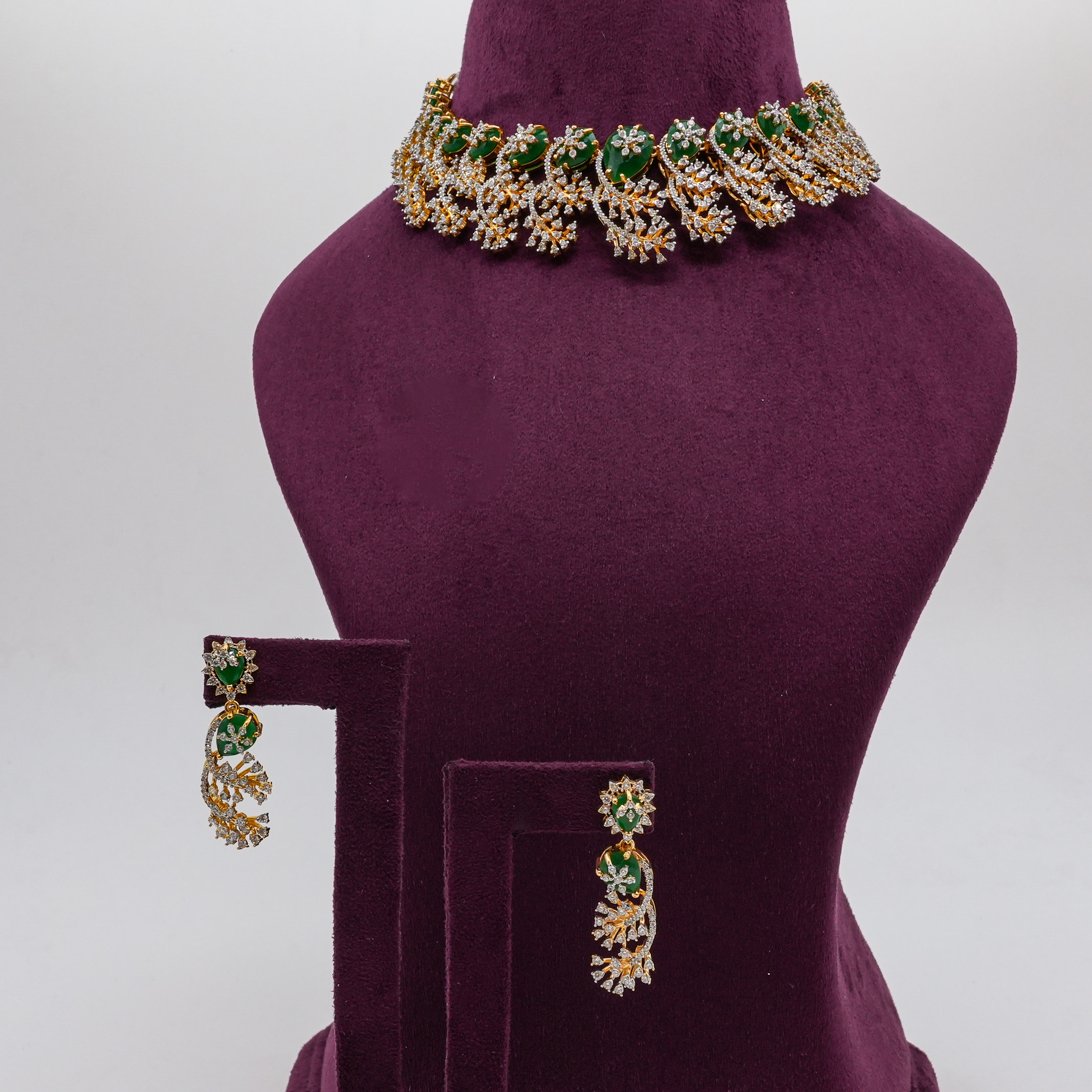 Leaf Necklace Set