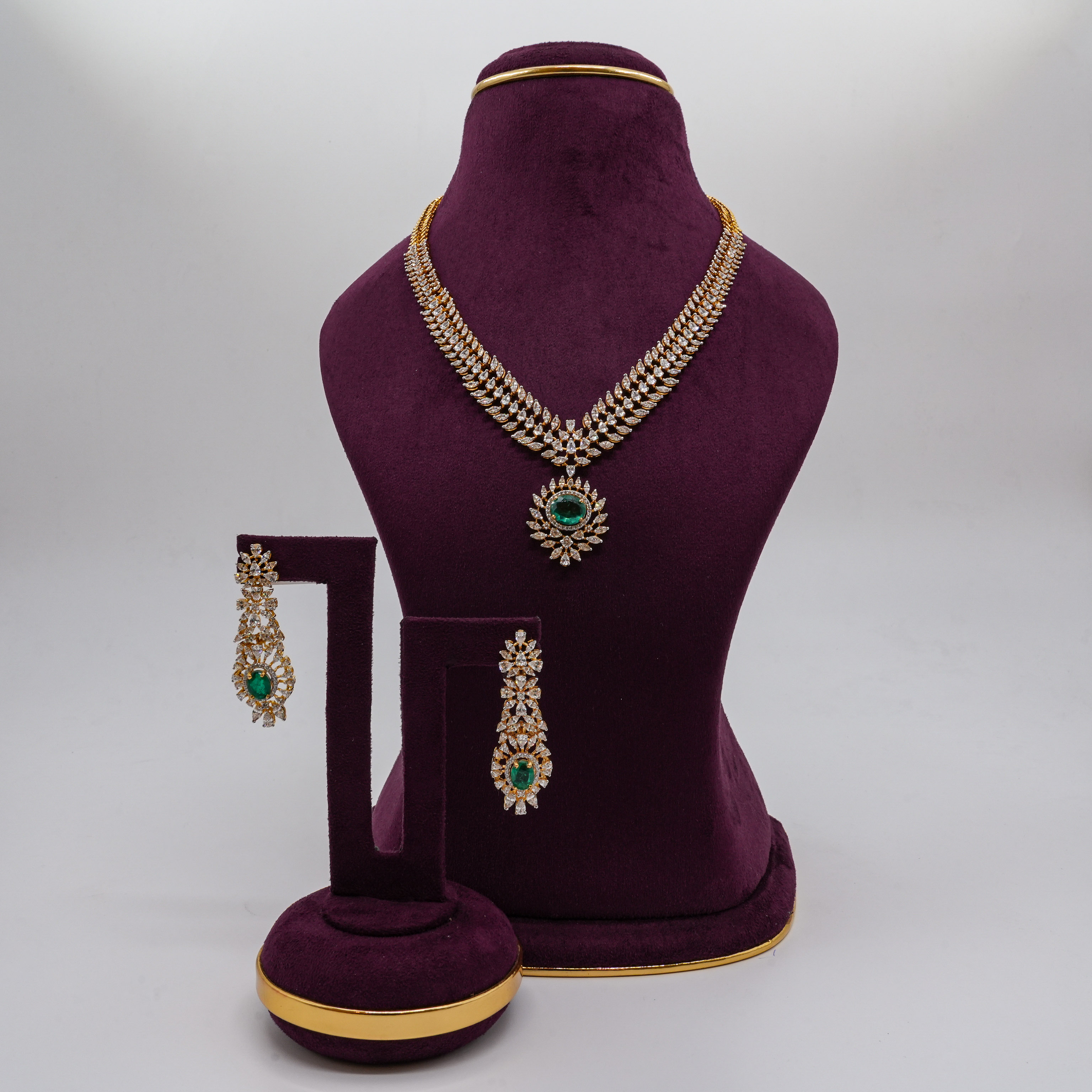 Leaf Necklace Set
