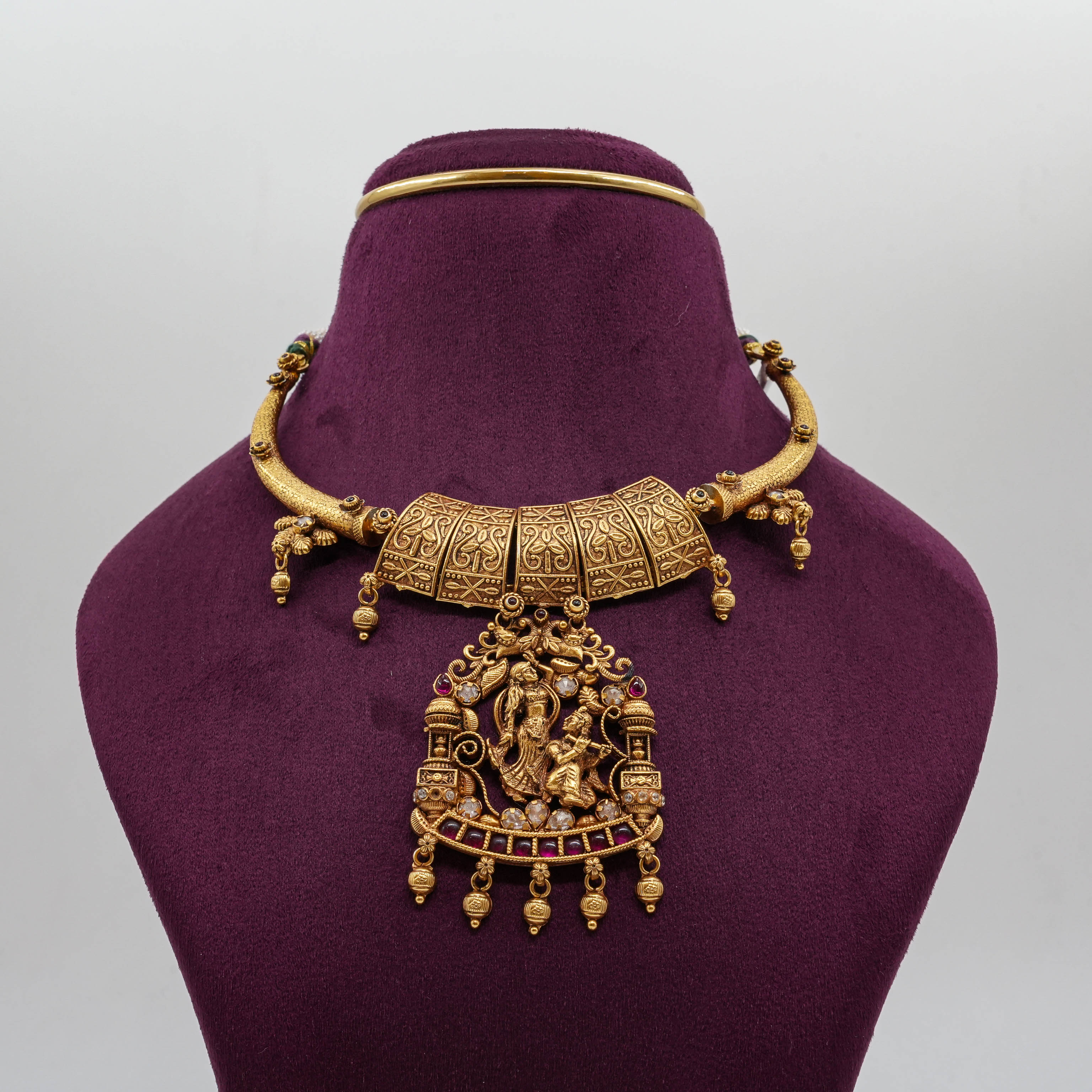 Saubhagya Jewellers - Radha Krishna Kante Necklace