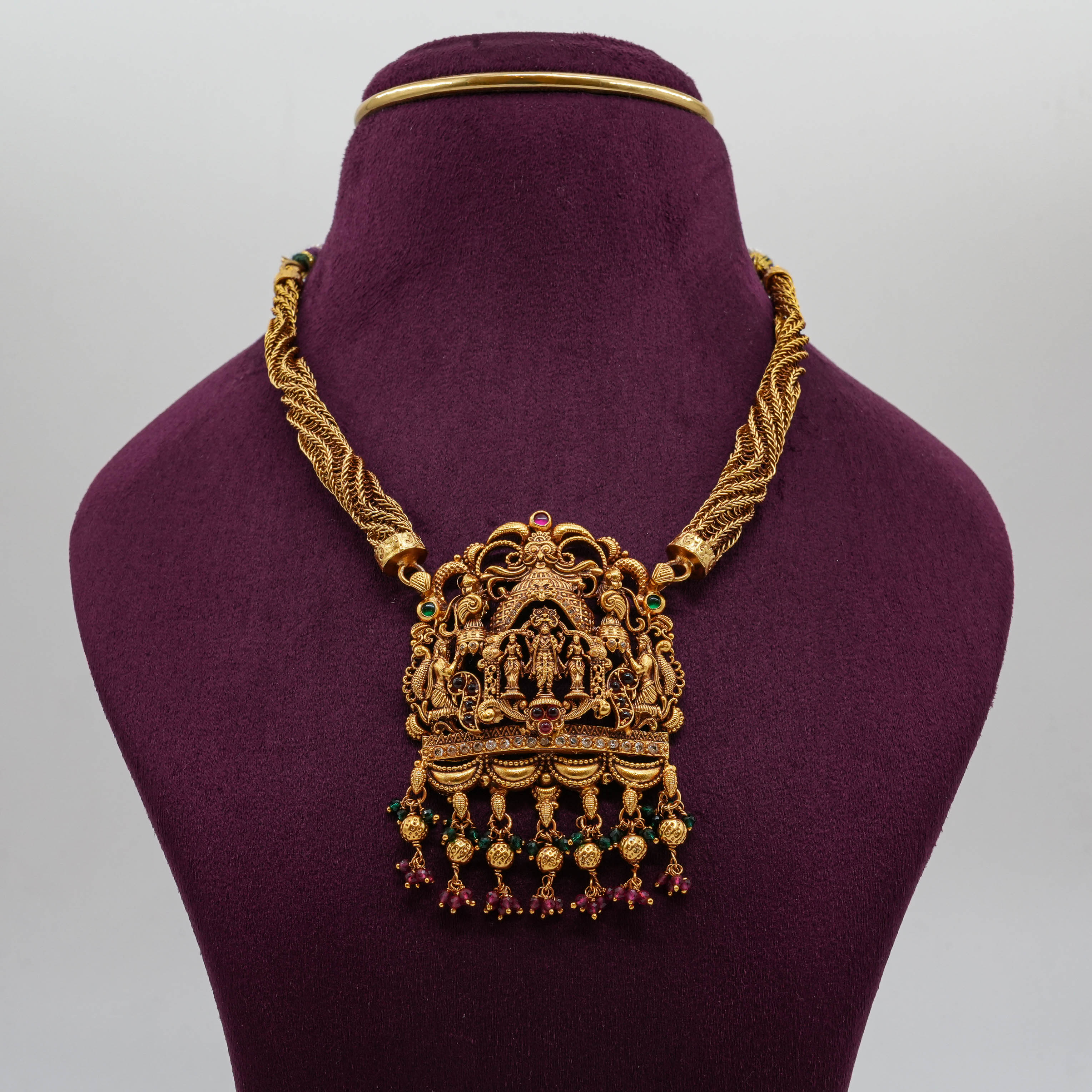 Temple Pendant Necklace