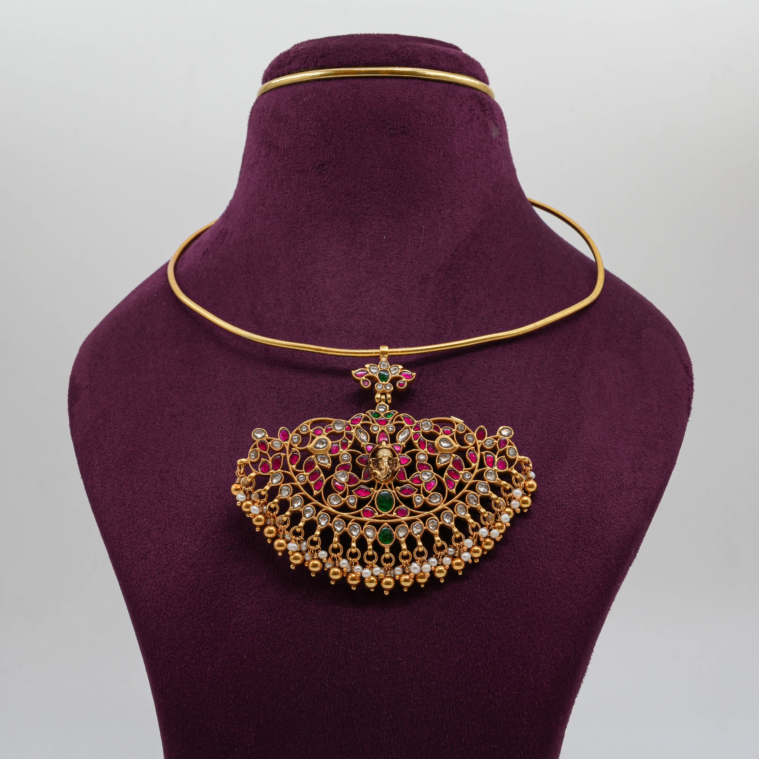 Ganesha Kundan Necklace