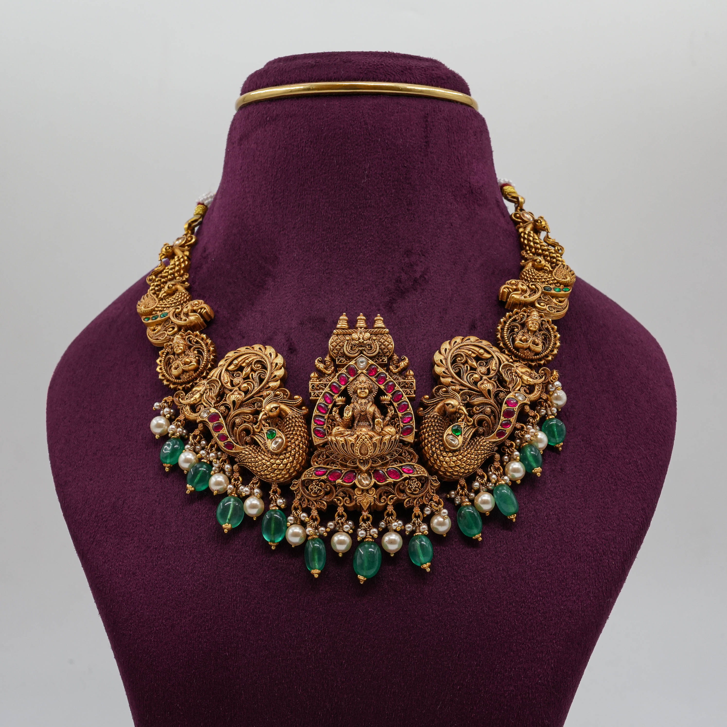 Lakshmi Peacock Temple Haram Gold