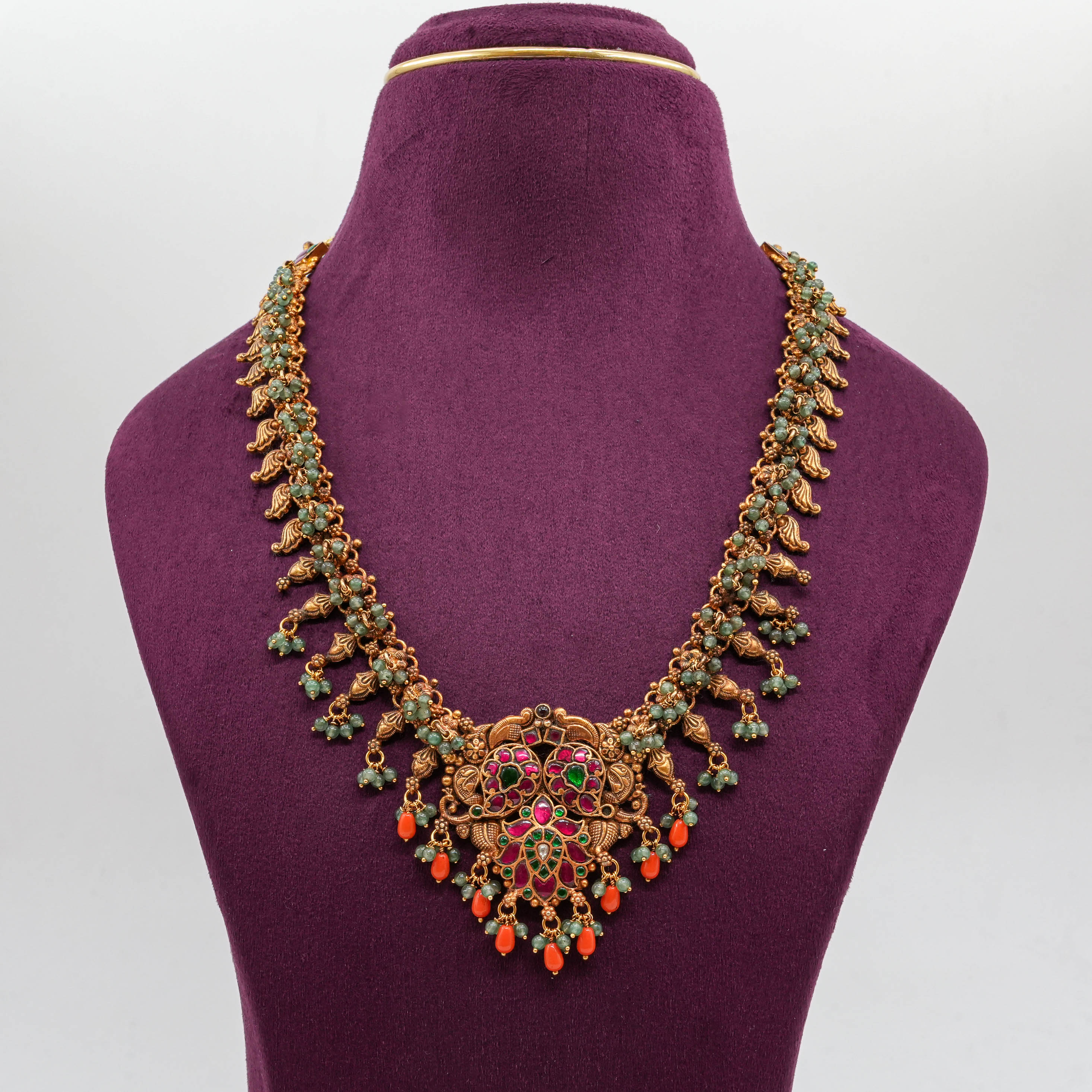 Floral Temple Necklace