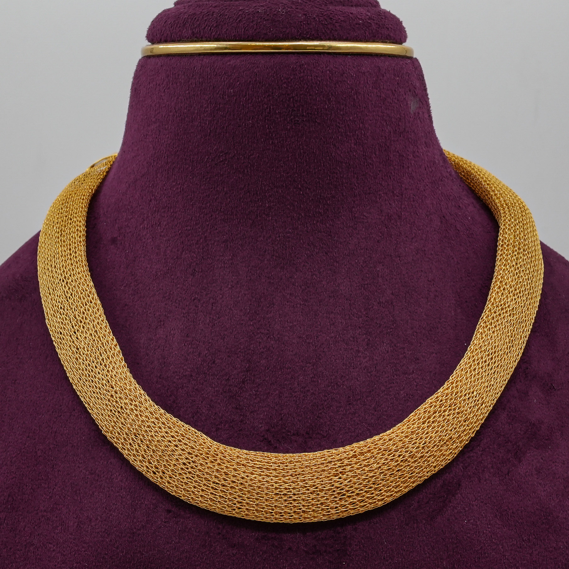 Saubhagya Jewellers - Gold Mesh Choker