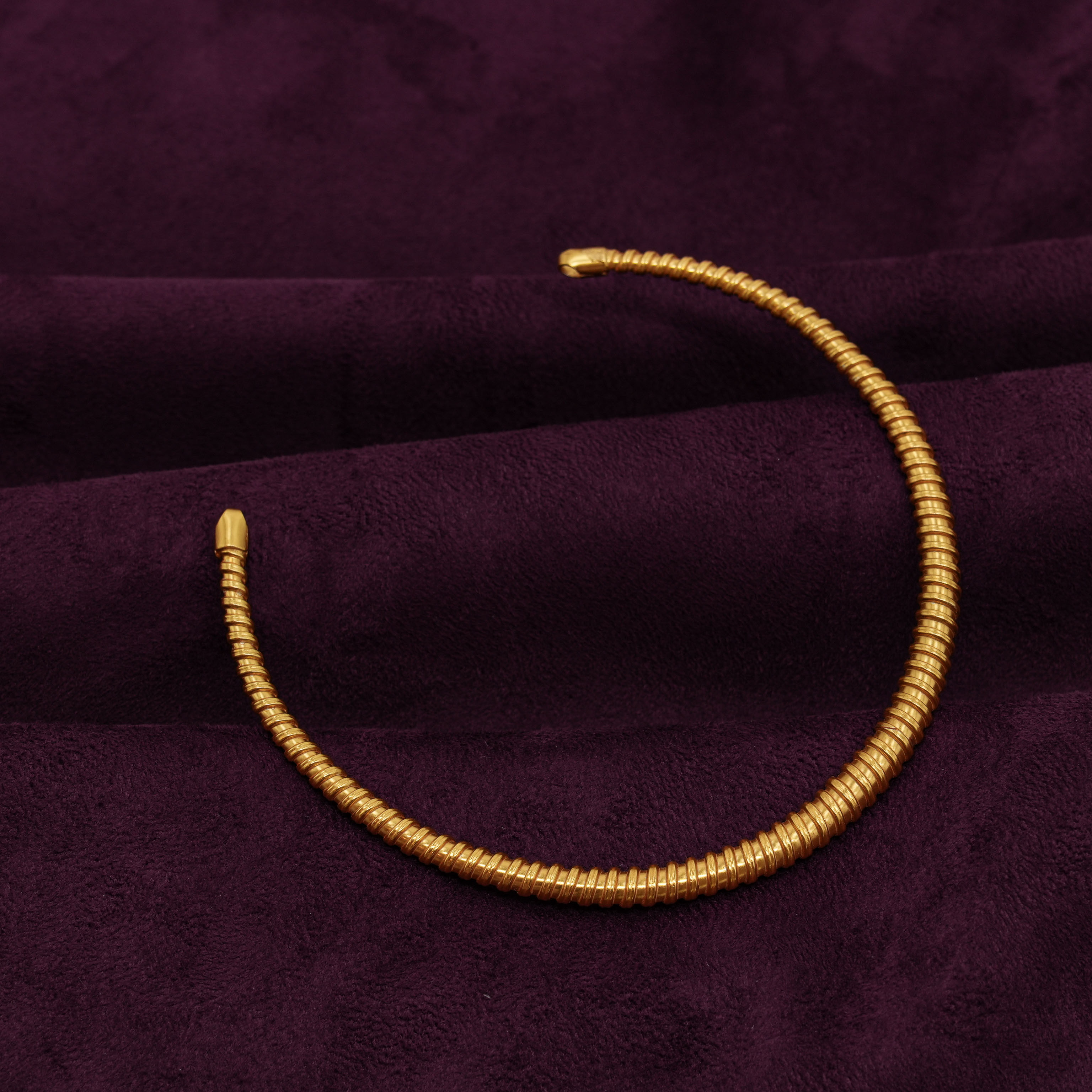 Saubhagya Jewellers - Gold Coiled Kada
