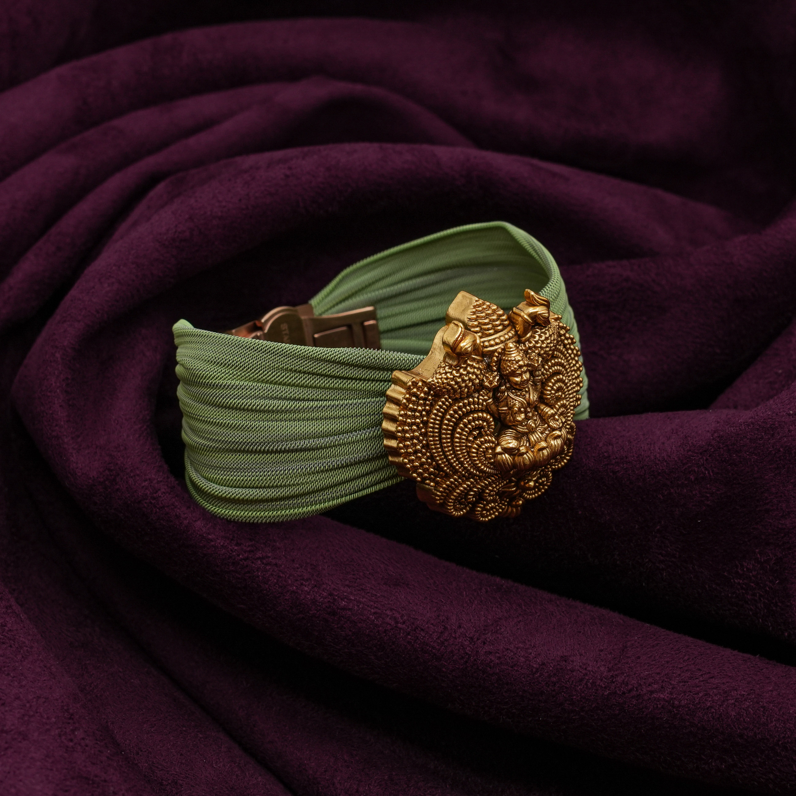 Saubhagya Jewellers - Temple Kada Bracelet