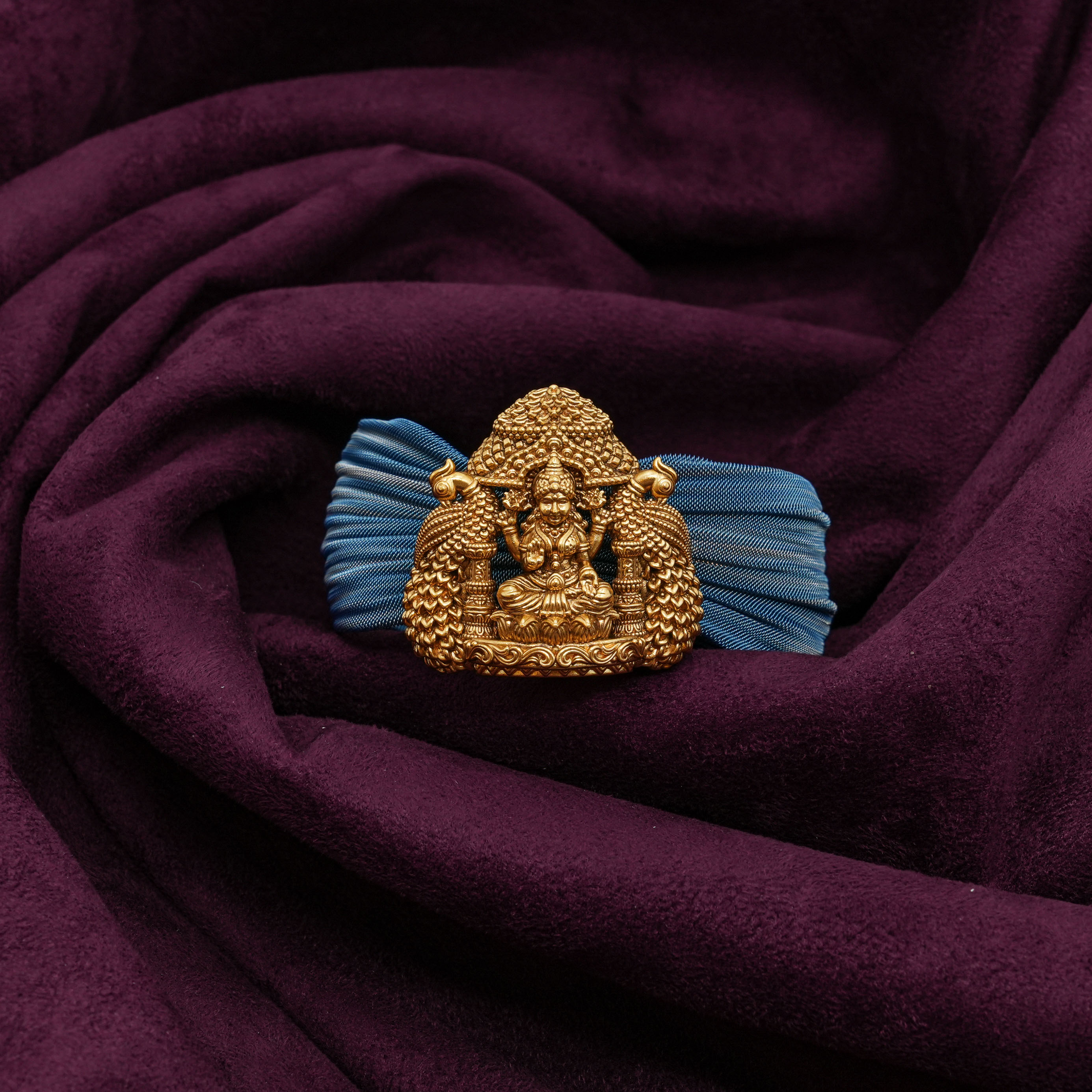 Saubhagya Jewellers - Gold Temple Pendant