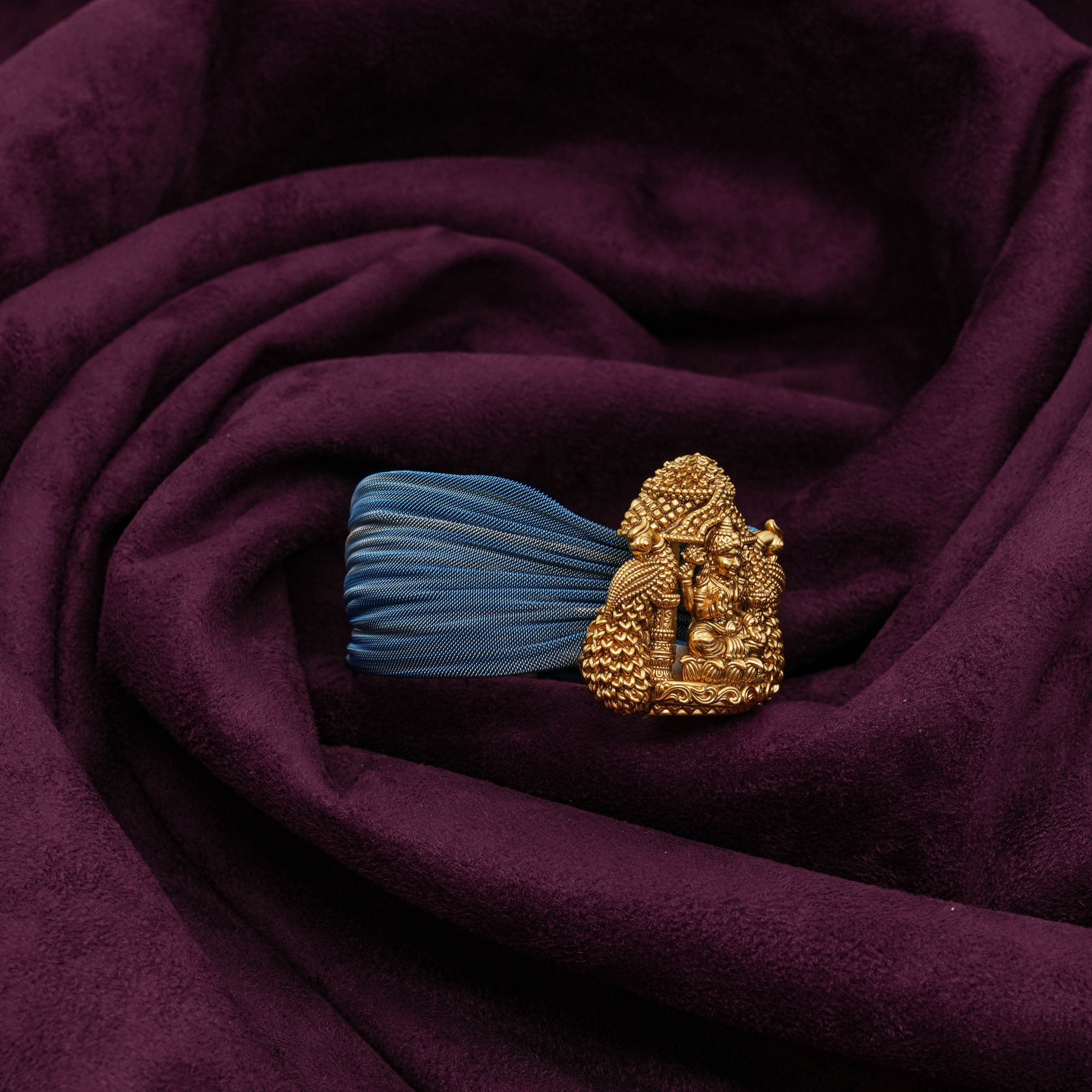 Saubhagya Jewellers - Gold Temple Pendant