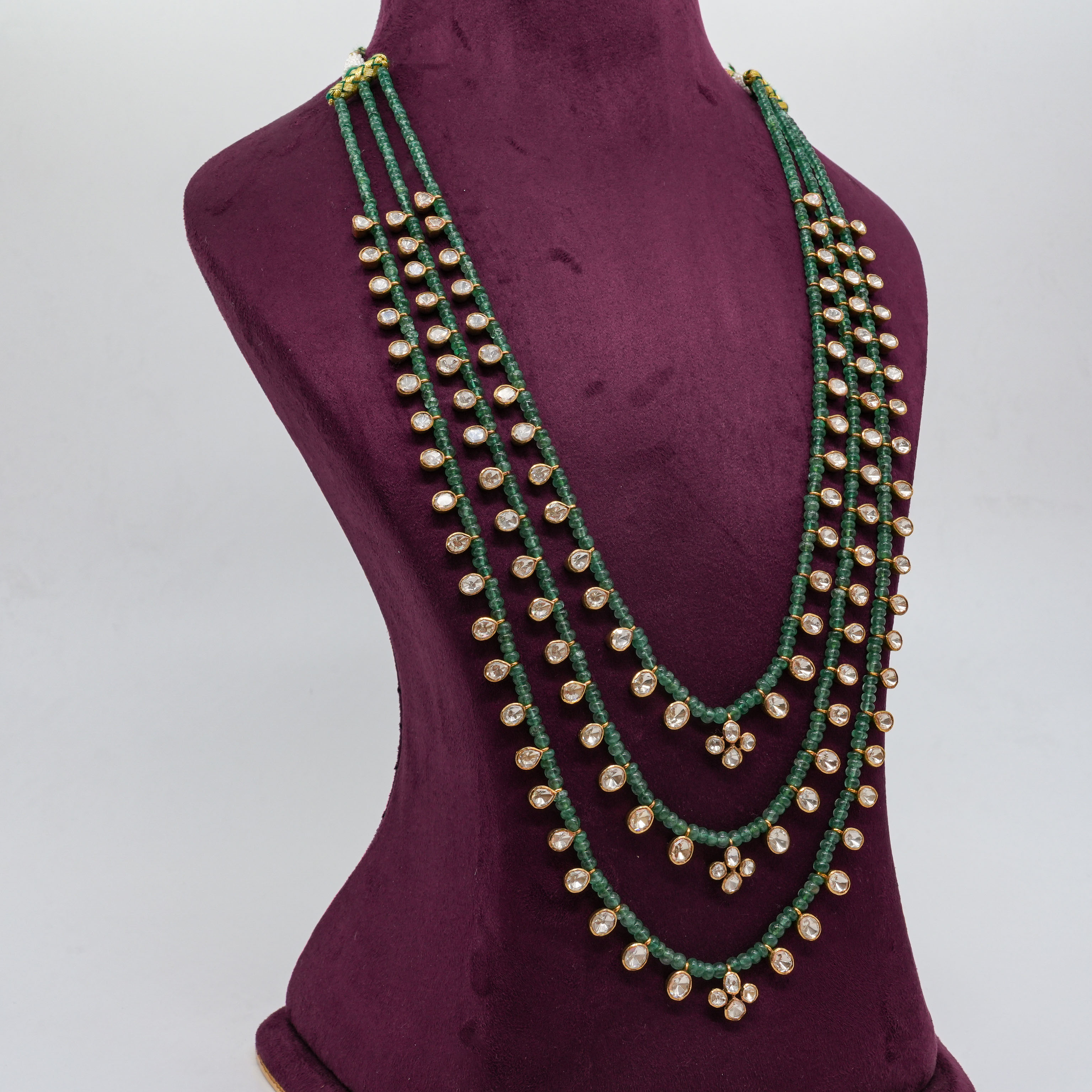 Emerald CZ Layered Necklace