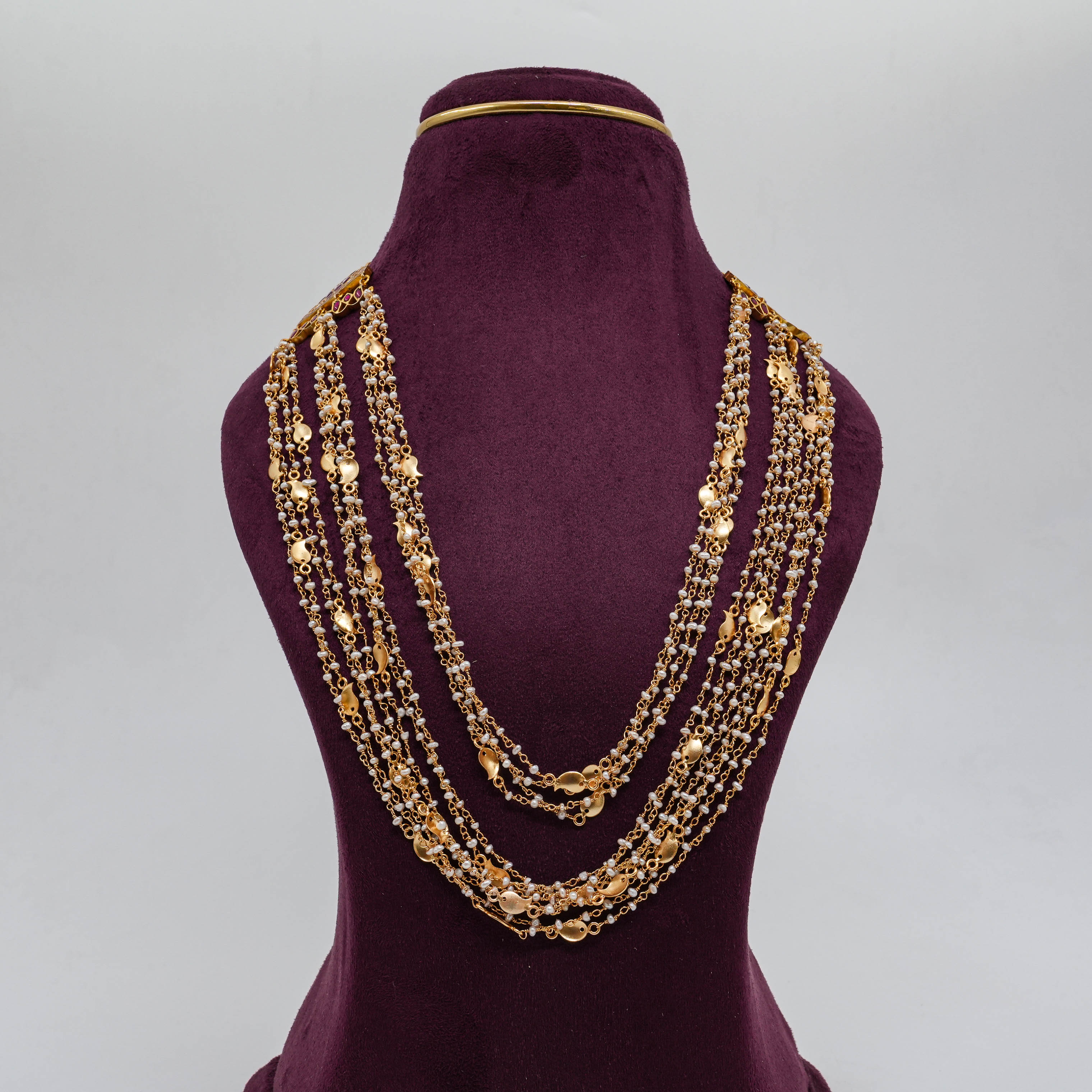 Multi Strand Pearl Necklace