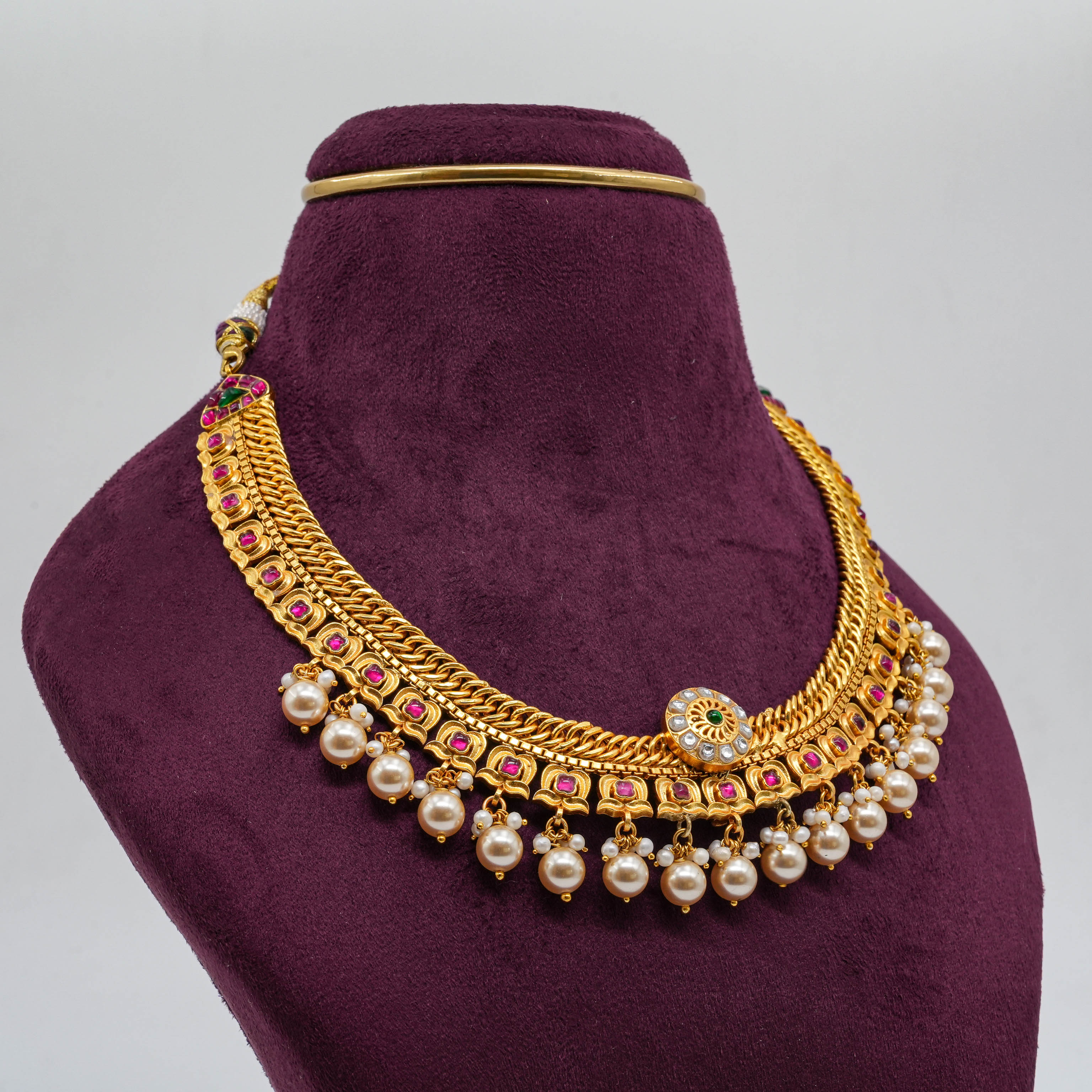 Saubhagya Jewellers - Pearl Drop Necklace