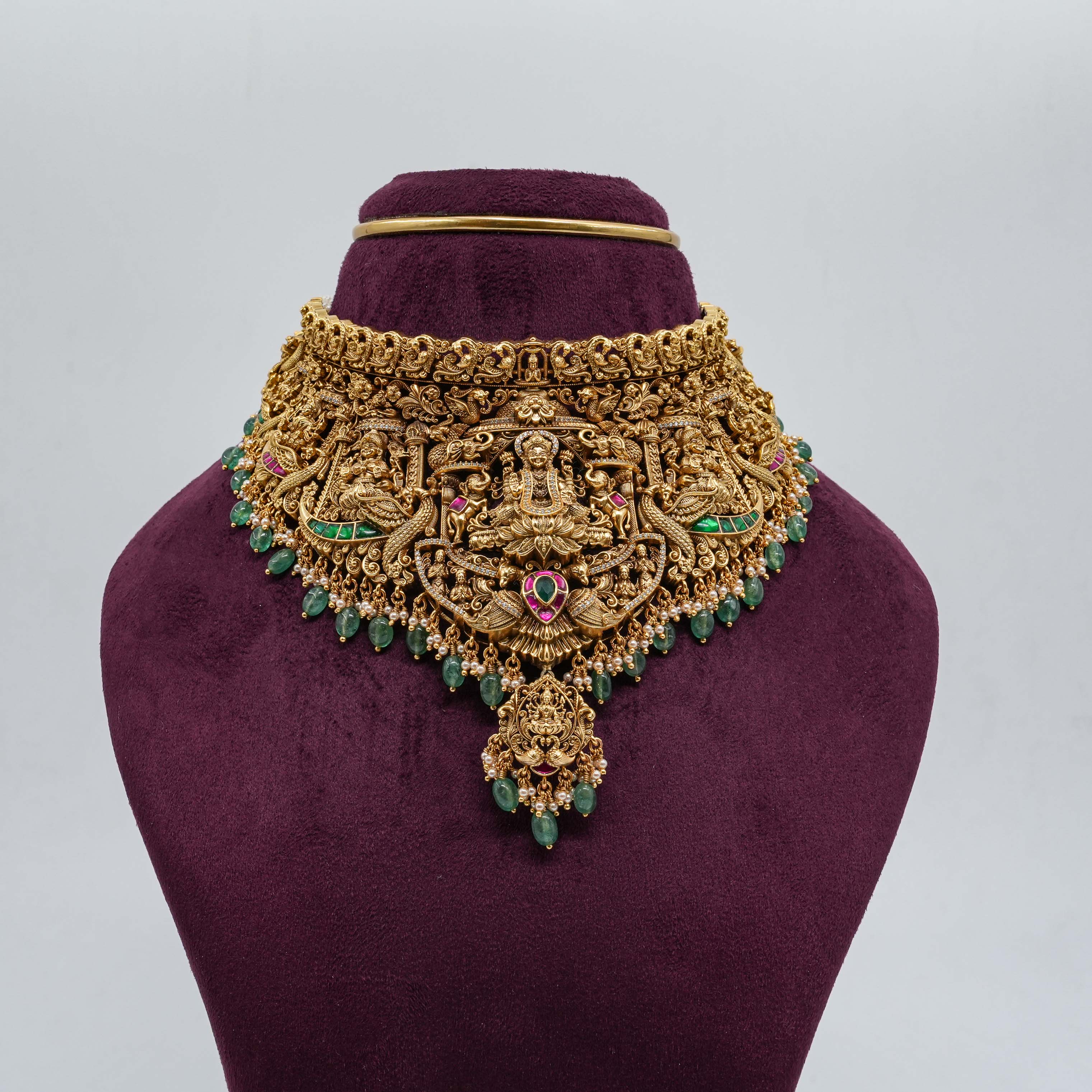 Lakshmi Peacock Choker