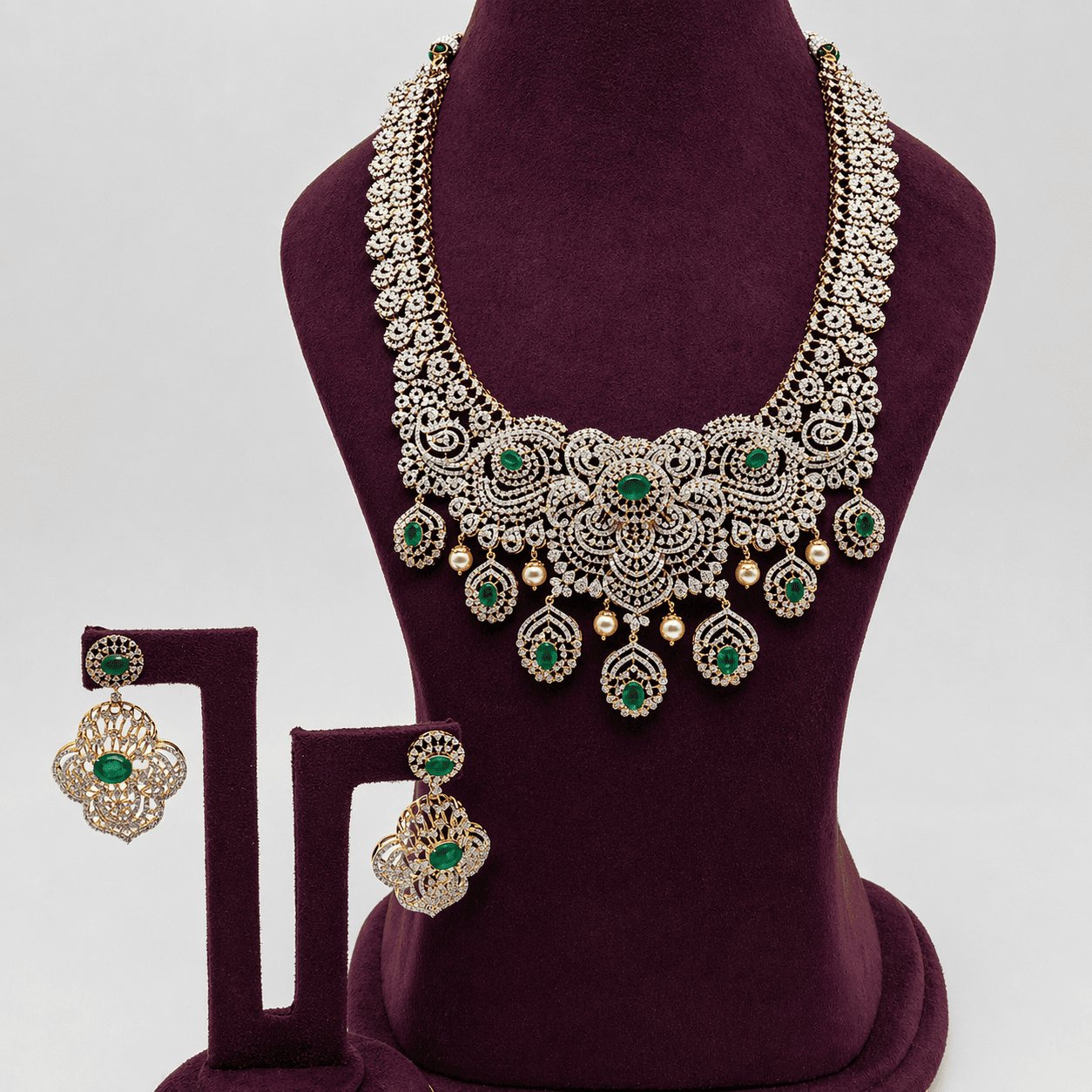 Emerald Diamond Choker