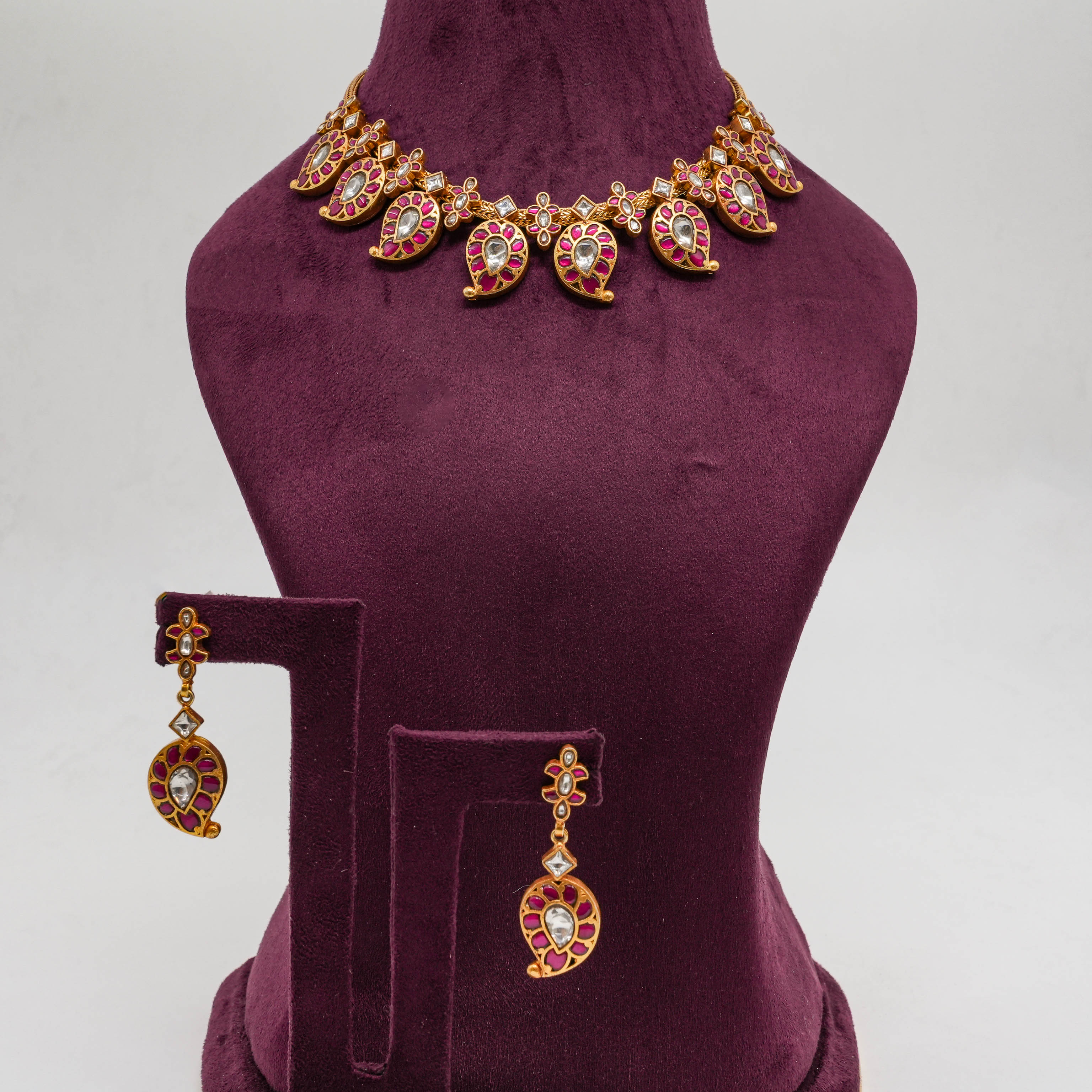 Kundan Mango Necklace