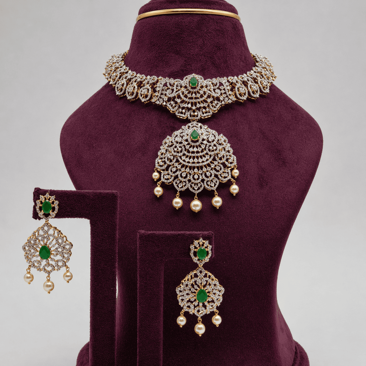 Diamond Pear Drop Set