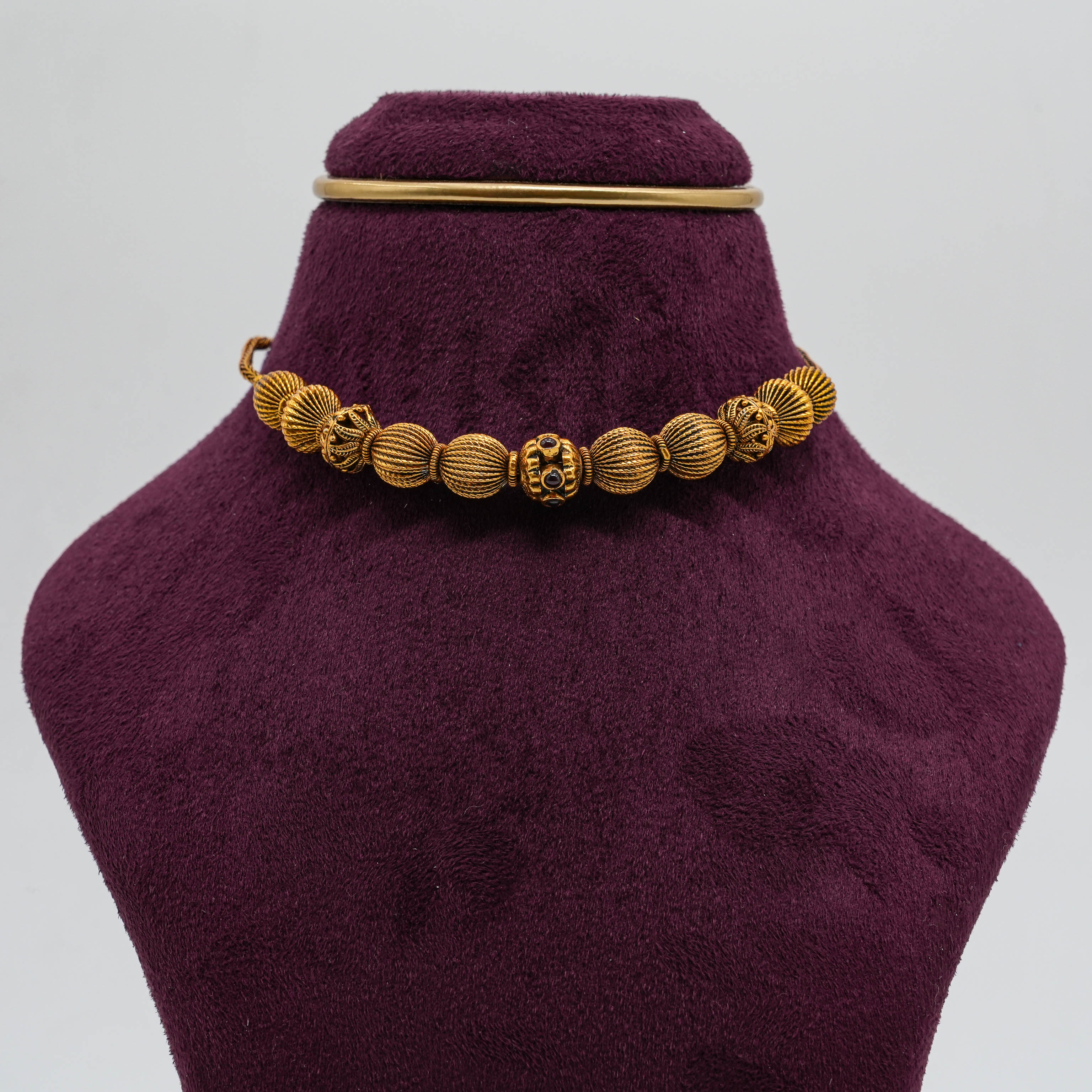 Gold Bead Choker