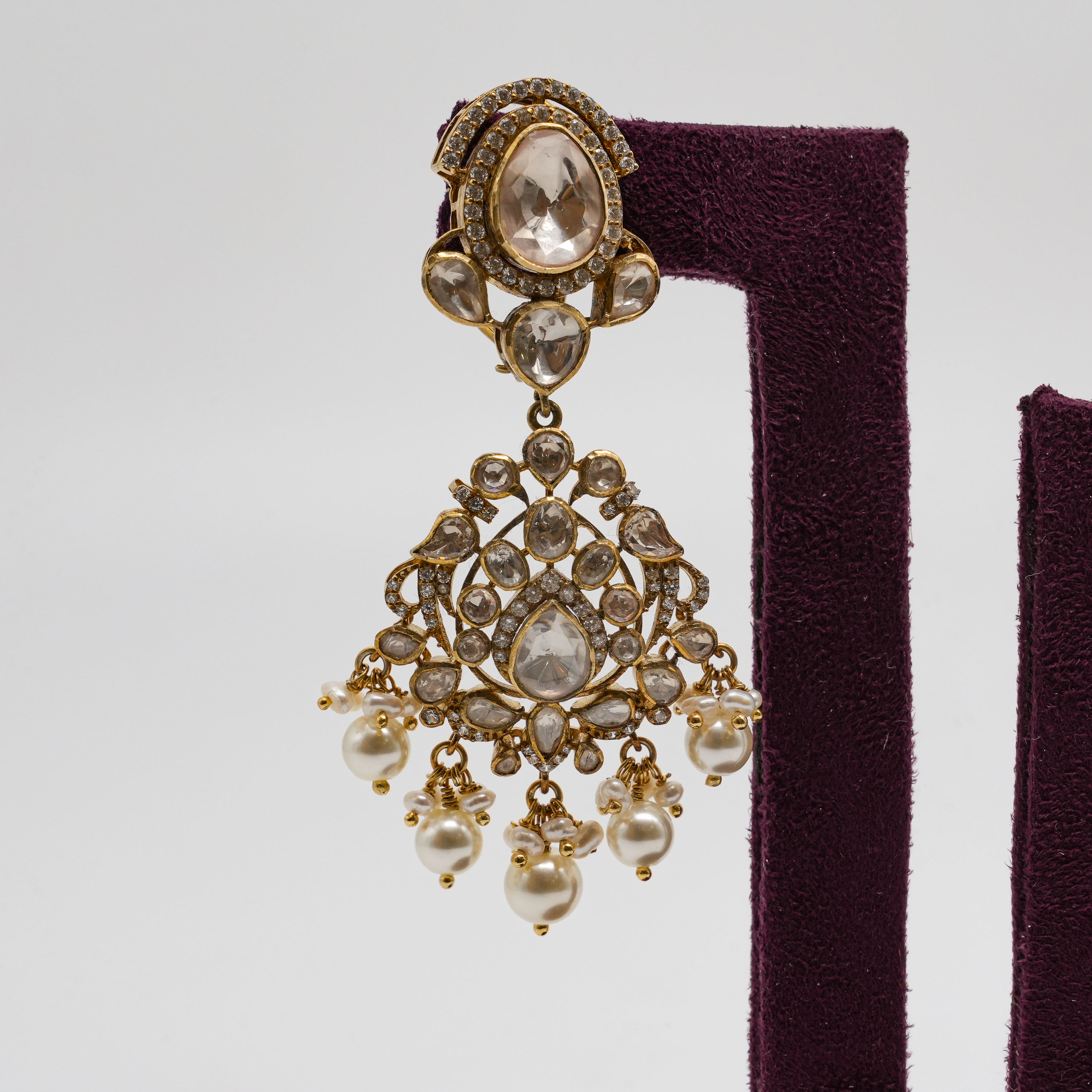 Saubhagya Jewellers - Pearl Drop Earrings