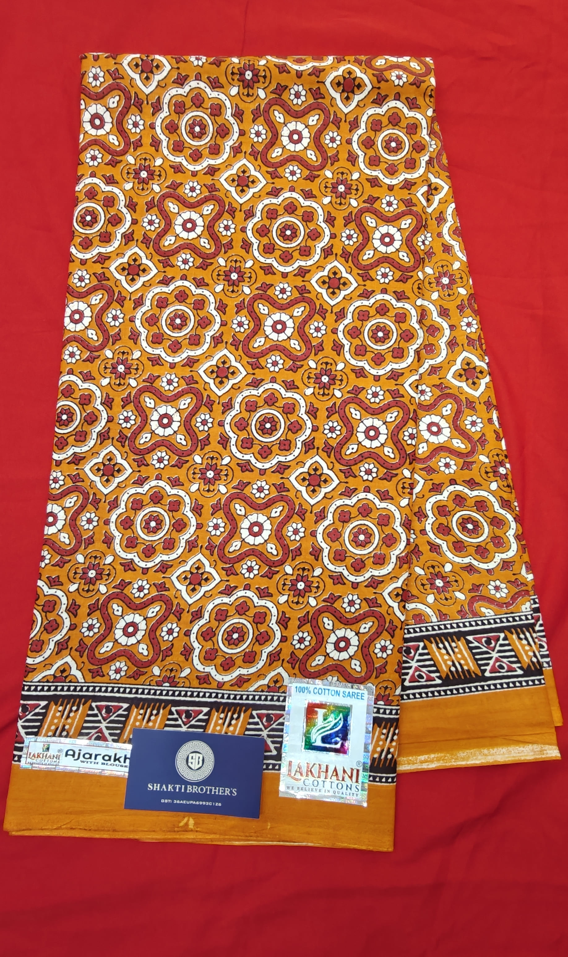 Ajarakh Cotton Saree