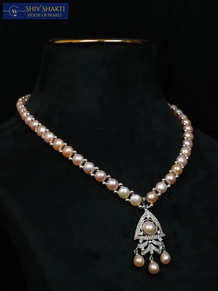 Shiv Shakti Pearls - Opaline Grace Pearl Necklace