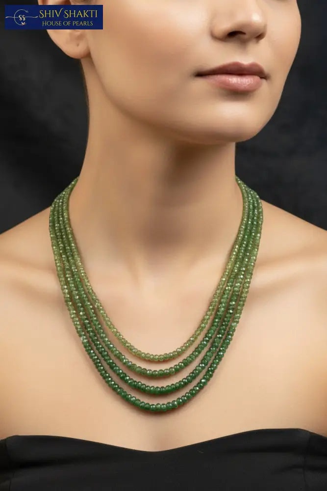 4 Line Emerald Mala