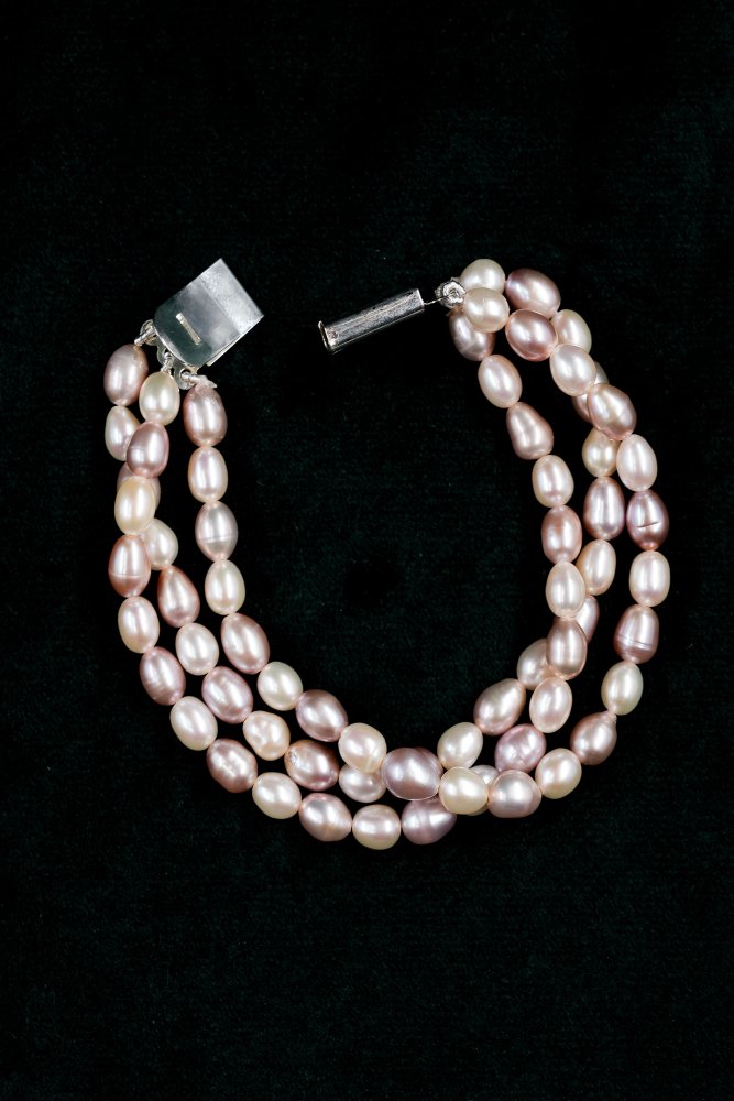 Pearl Triple Strand Bracelet