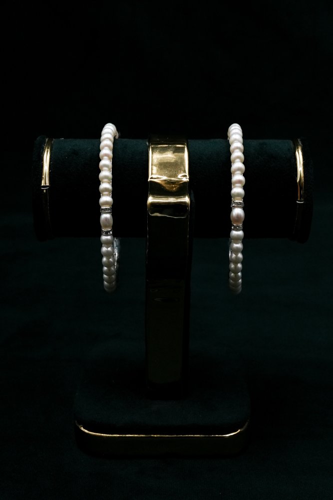 Pearl Rhinestone Bracelet