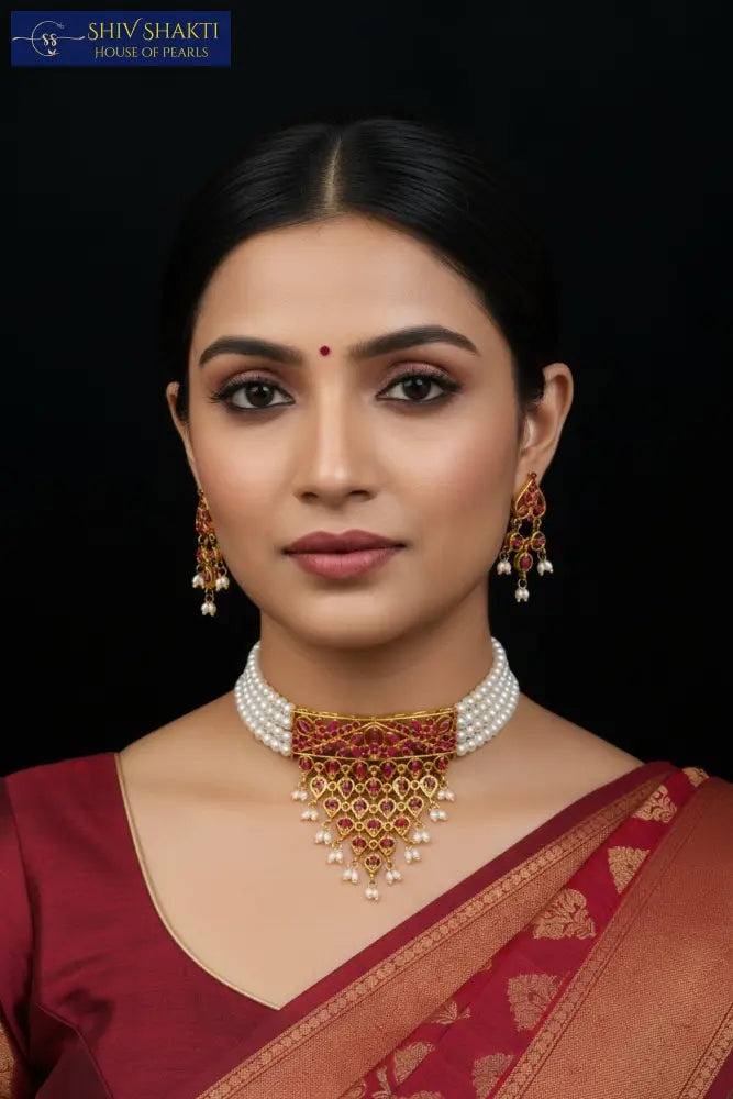 Shiv Shakti Pearls - Alluring Pearl Necklace