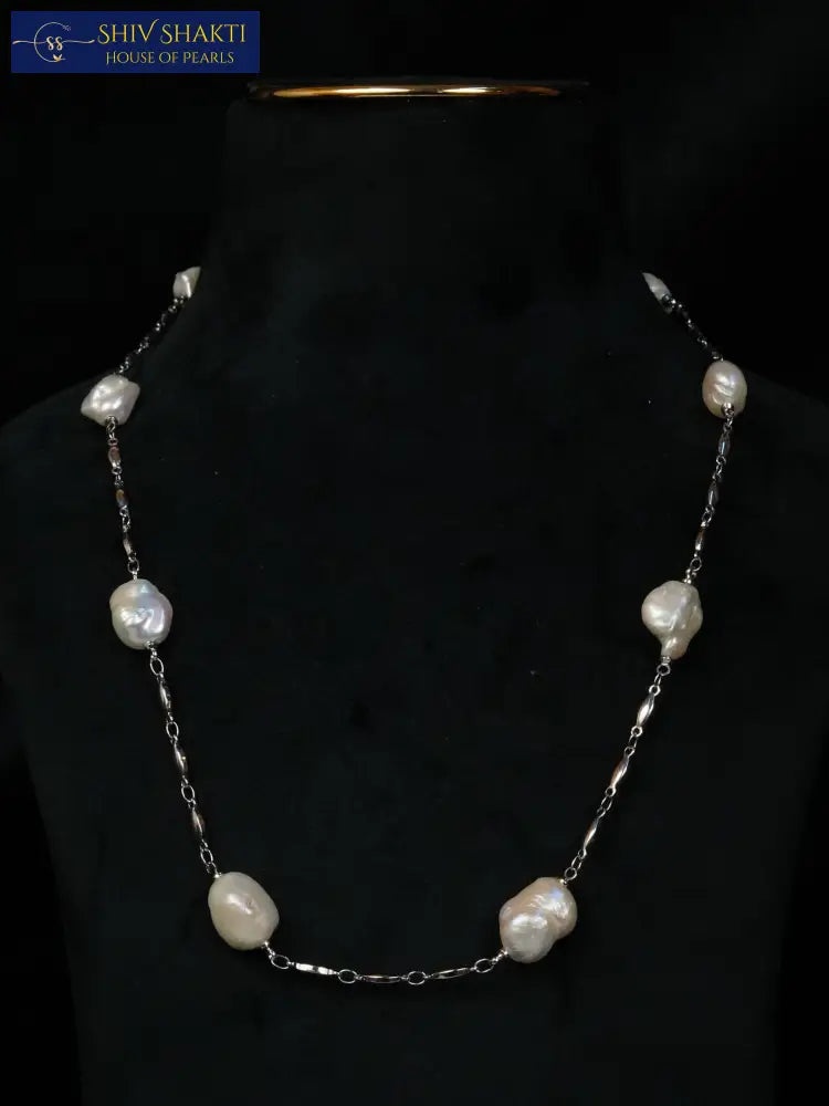 Shiv Shakti Pearls - Baroque Pearl in sterling silver