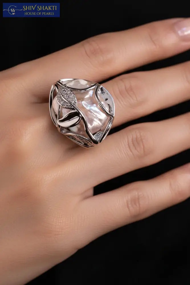 Shiv Shakti Pearls - Baroque Pearl sterling Silver