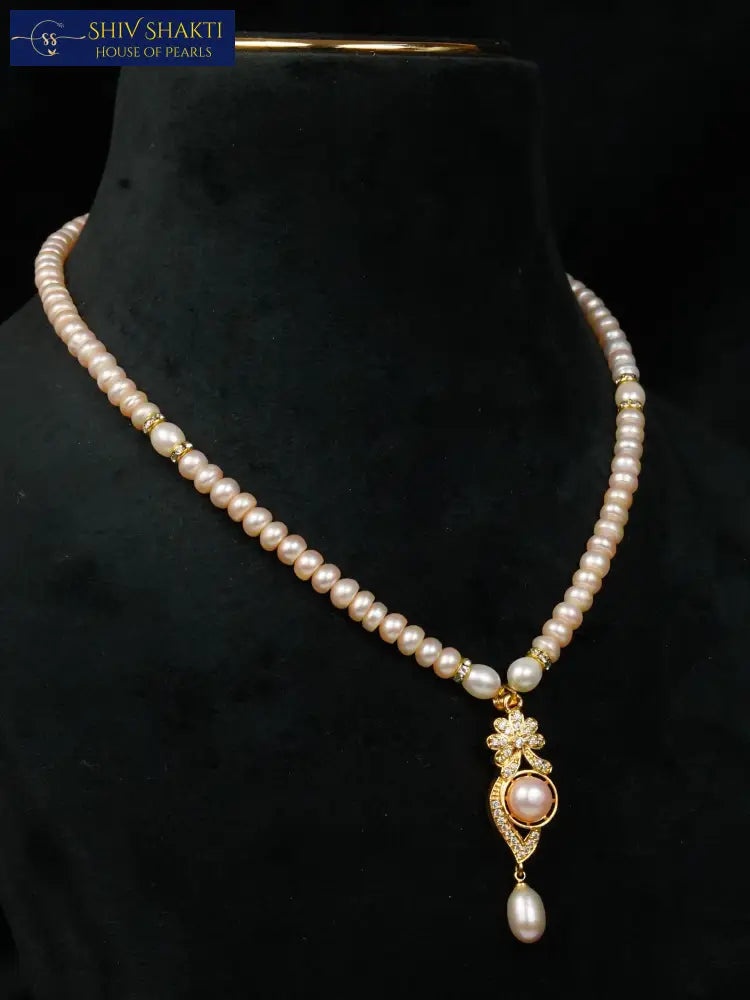 Shiv Shakti Pearls - Beautiful Korean Pearl Necklace