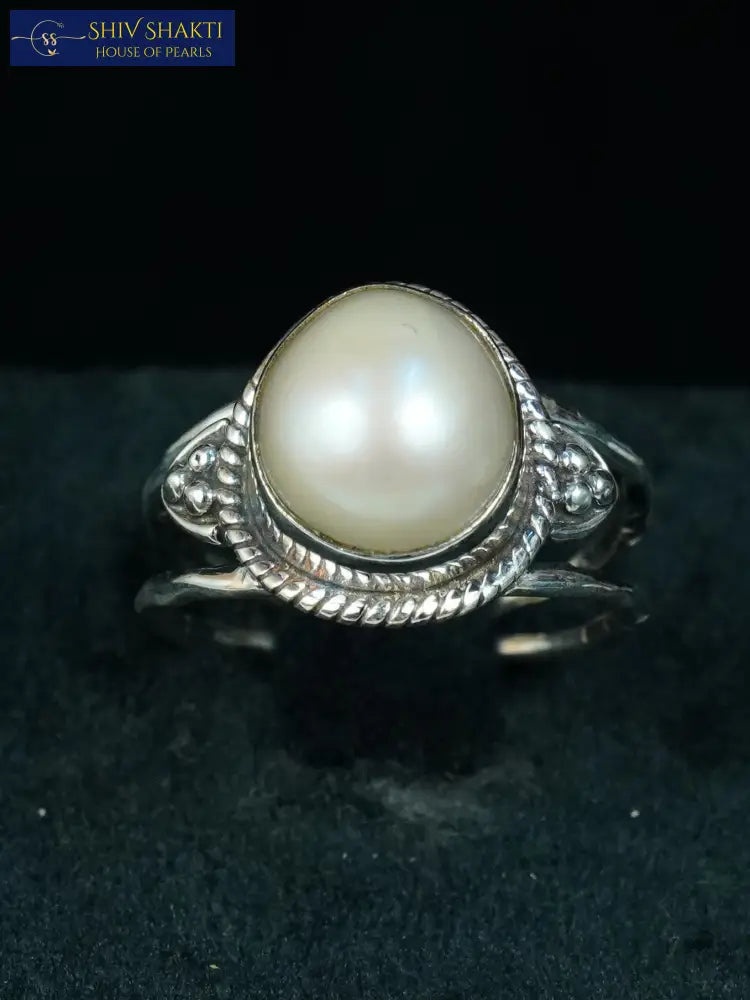 Shiv Shakti Pearls - Big Pearl with Real Silver
