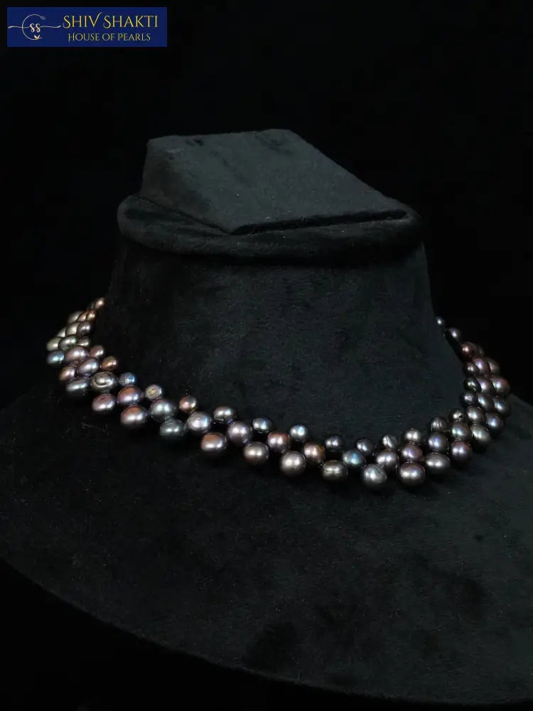 Shiv Shakti Pearls - Black Pearl Elegance
