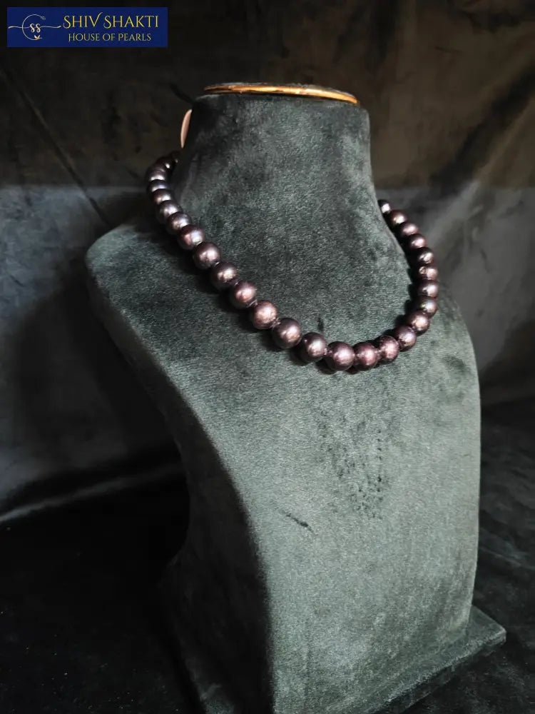 Shiv Shakti Pearls - Black Pearl Statement Mala