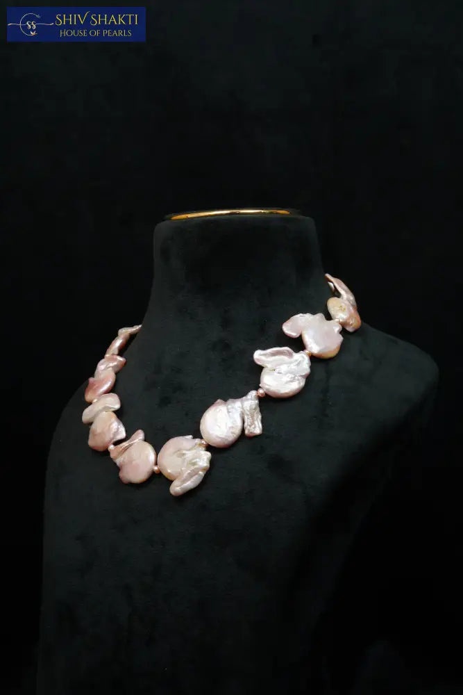 Shiv Shakti Pearls - Bold Baroque Necklace