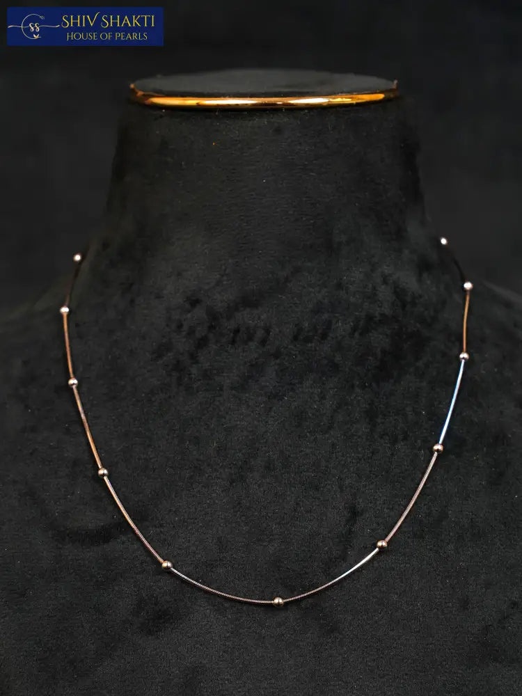 Shiv Shakti Pearls - Classic Pure Silver Chain