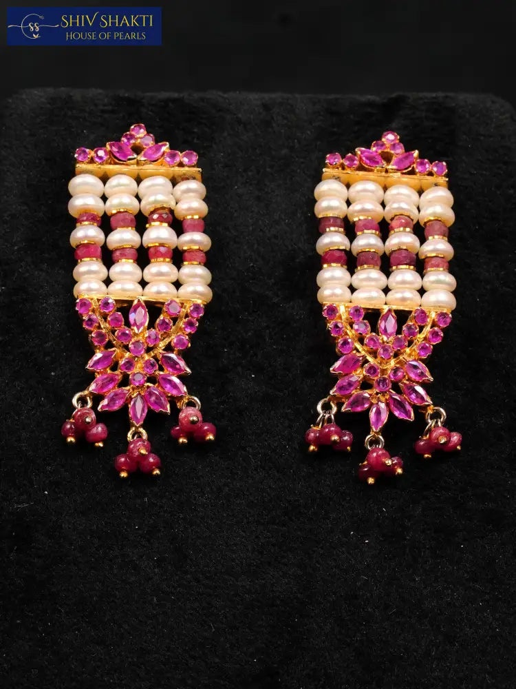 Shiv Shakti Pearls - Classic Real Ruby