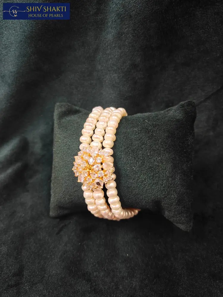 Shiv Shakti Pearls - CZ Flower pearl Beauty
