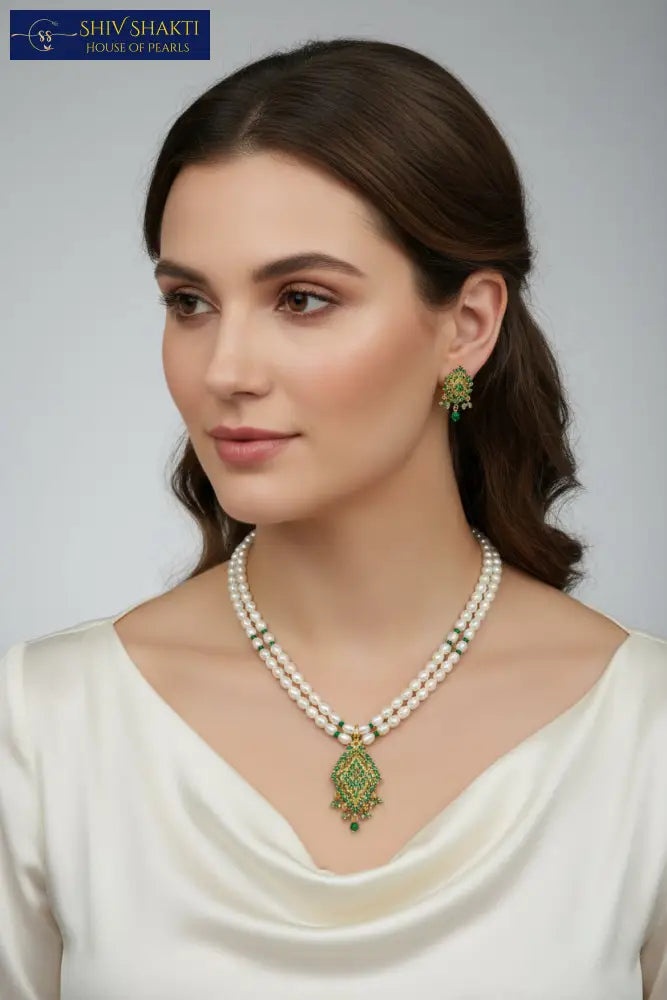 Diamond classic Pearl pendant