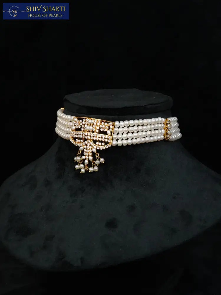 Shiv Shakti Pearls - Elegant Pearl Choker