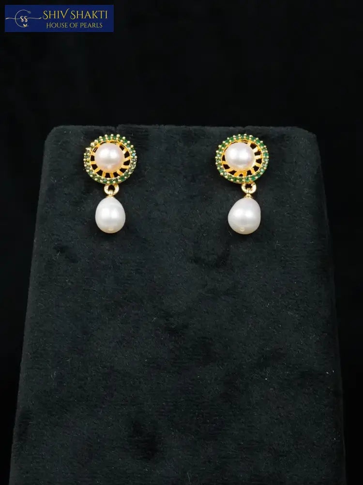 Green Onyx Pearl Necklace