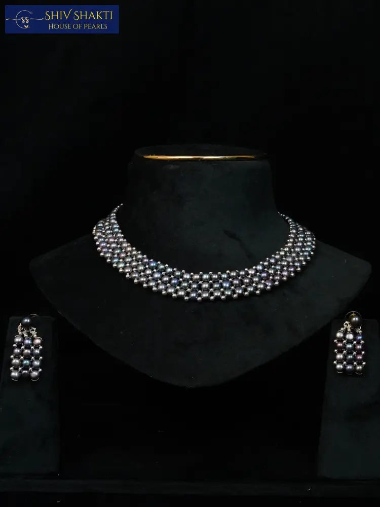 Shiv Shakti Pearls - Grey Pearl Radiance