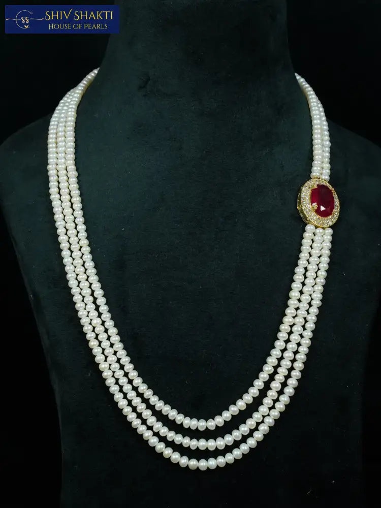 Shiv Shakti Pearls - Korean Brooch