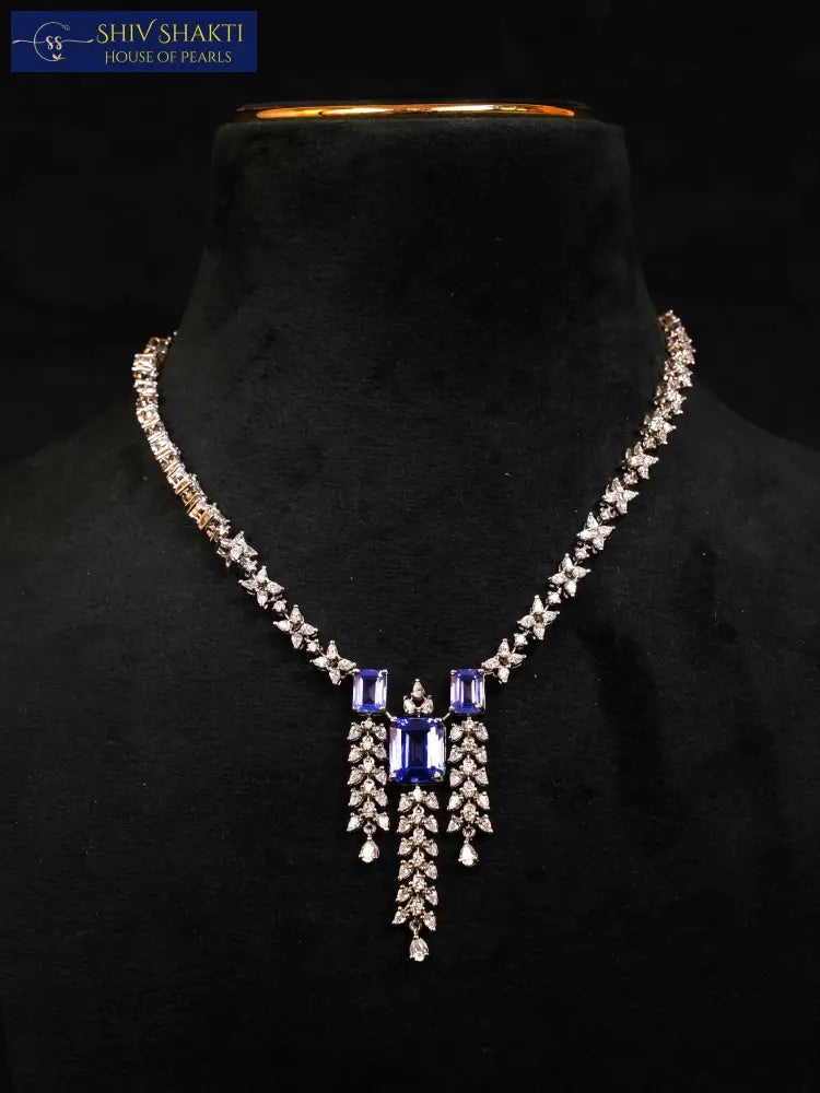 Shiv Shakti Pearls - Modern Necklace Pure Silver