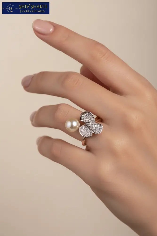 Shiv Shakti Pearls - Modern Pearl Flower