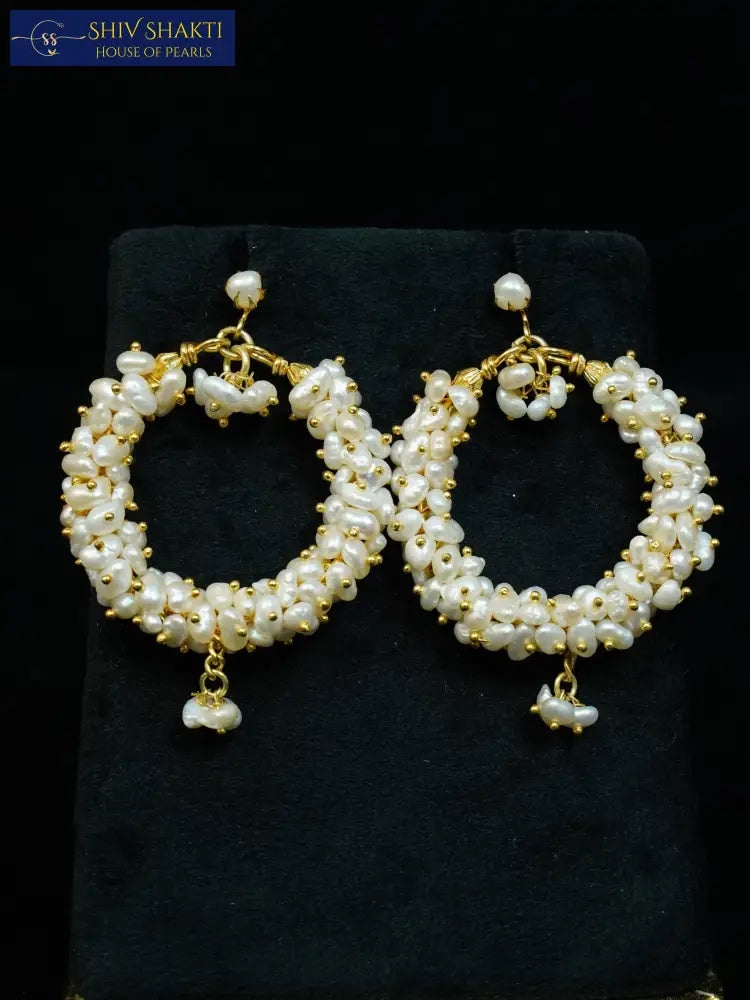 Shiv Shakti Pearls - Moti Hoop