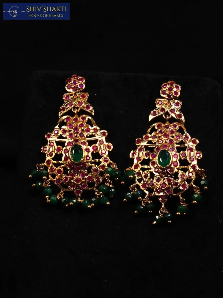 Shiv Shakti Pearls - Original Ruby Rani Haar Set