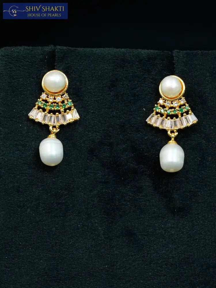 Shiv Shakti Pearls - Pavilion Pearl Dangle