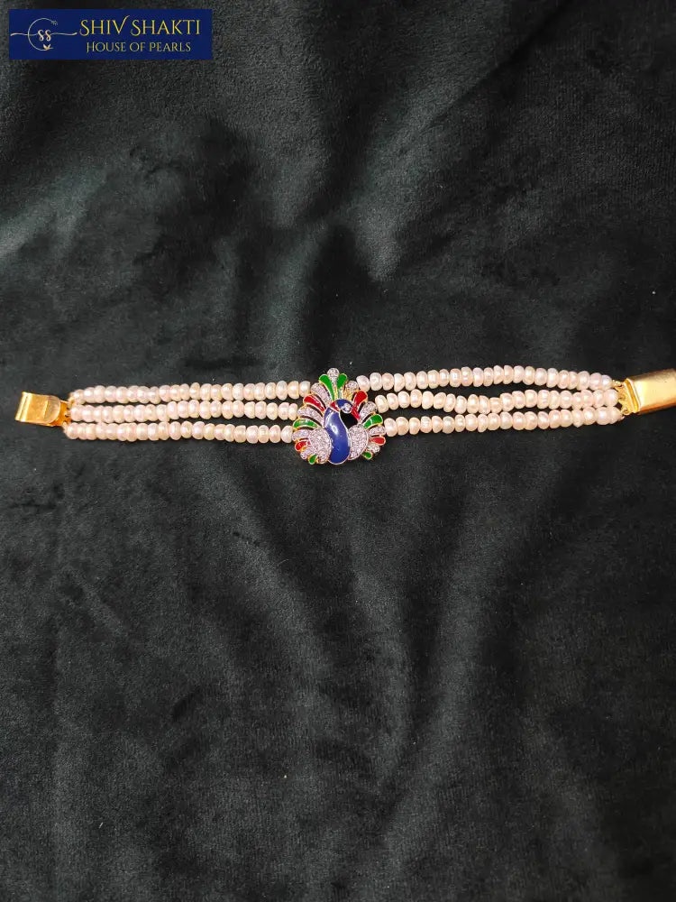 Shiv Shakti Pearls - Peacock Pearl Bracelet