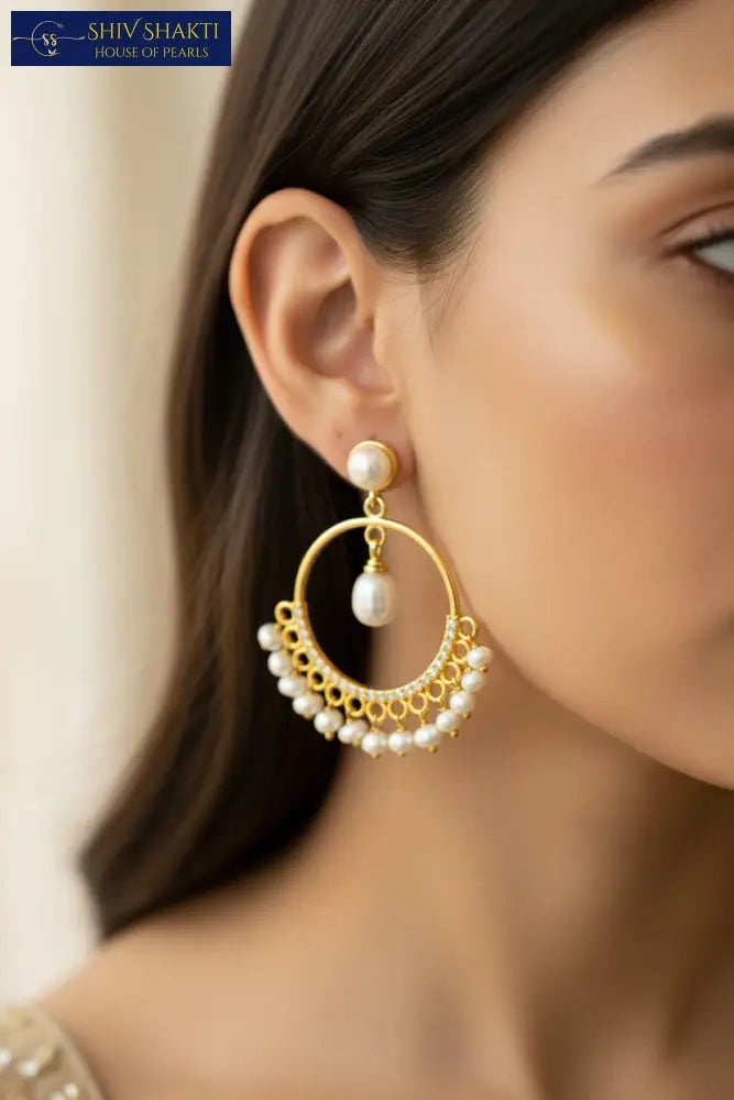 Pearl Chandbail Gold Plated