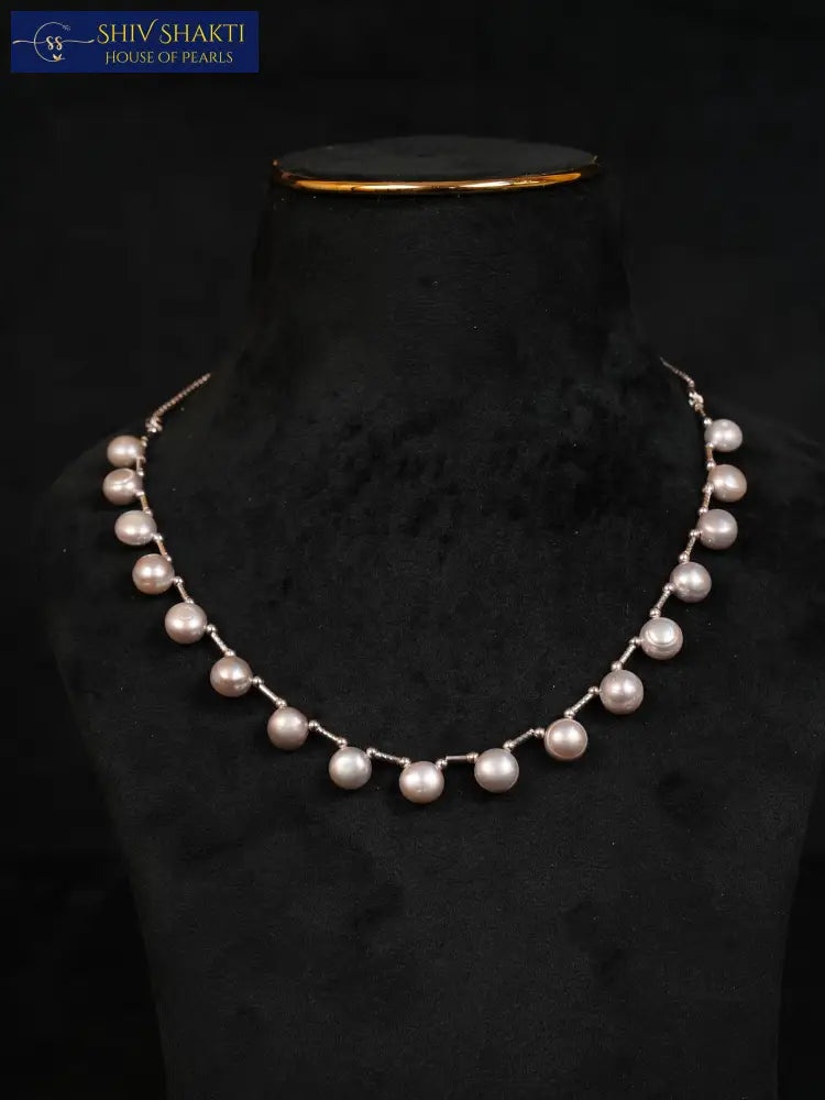 Shiv Shakti Pearls - Pearl Masterpiece in peach